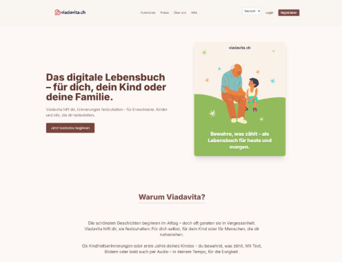 Viadavita digitales Lebensbuch & Stammbaum